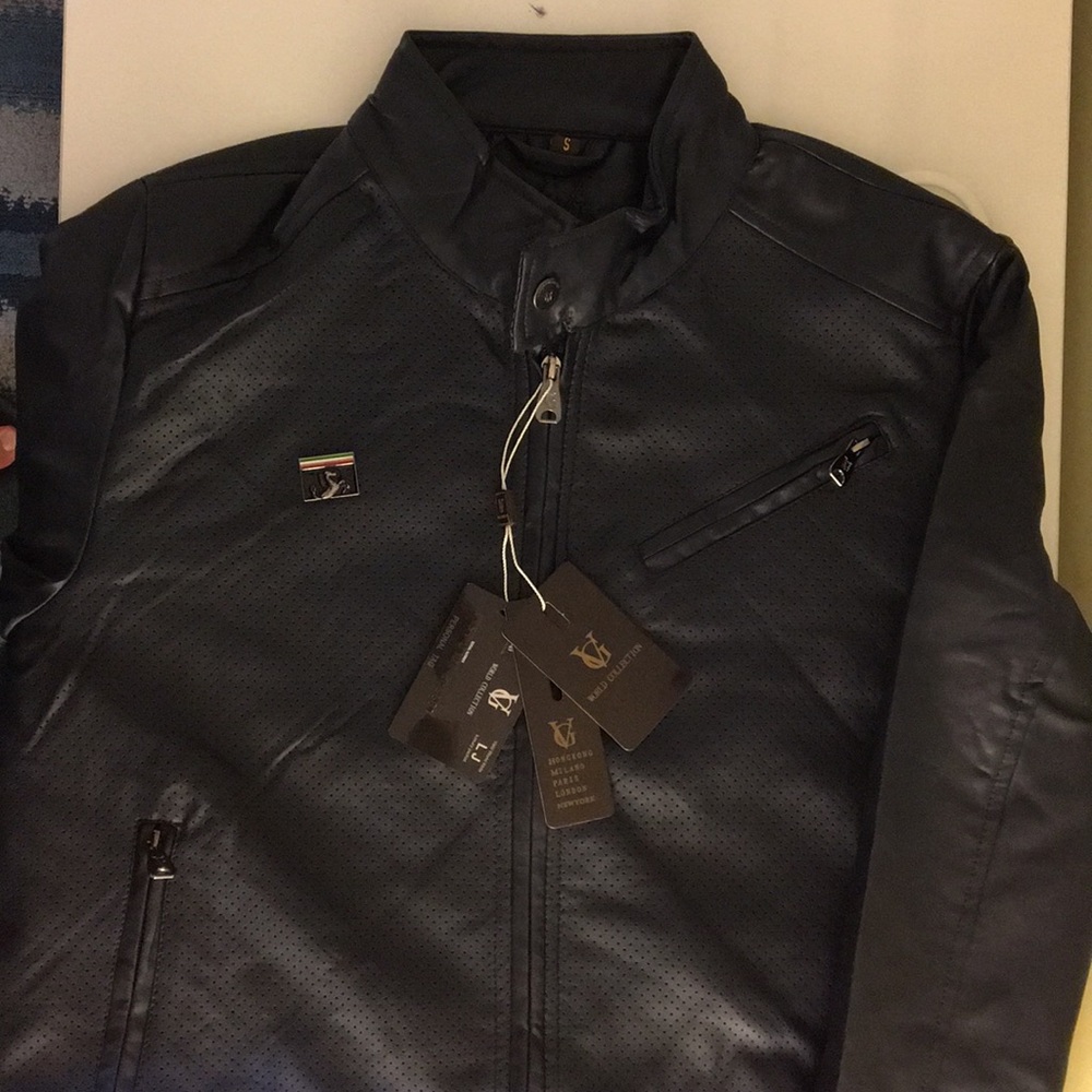 italian leather jacket vg world collection